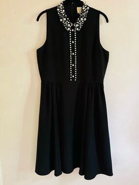 Kate Spade Black Beaded Dress NWOT